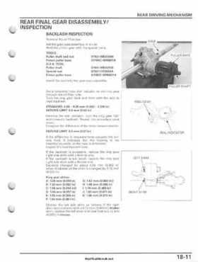 2007-2010 Honda FourTrax Rancher 420 TRX420 TRX Service Manual, Page 441