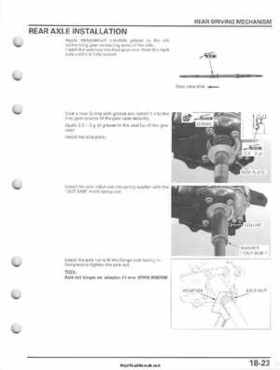 2007-2010 Honda FourTrax Rancher 420 TRX420 TRX Service Manual, Page 453