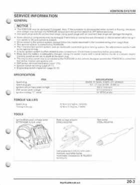 2007-2010 Honda FourTrax Rancher 420 TRX420 TRX Service Manual, Page 466