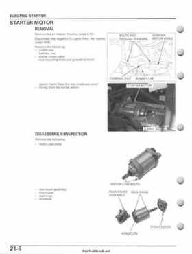2007-2010 Honda FourTrax Rancher 420 TRX420 TRX Service Manual, Page 477