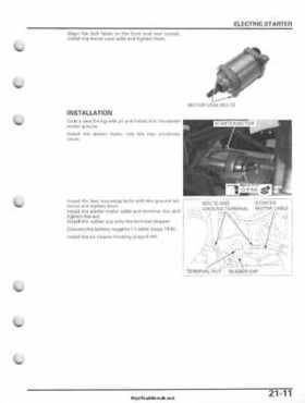 2007-2010 Honda FourTrax Rancher 420 TRX420 TRX Service Manual, Page 482