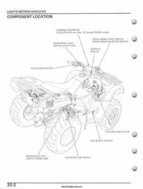 2007-2010 Honda FourTrax Rancher 420 TRX420 TRX Service Manual, Page 486
