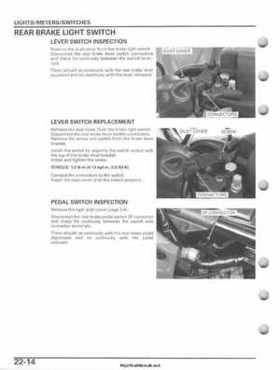 2007-2010 Honda FourTrax Rancher 420 TRX420 TRX Service Manual, Page 498