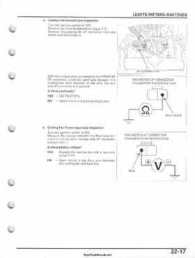 2007-2010 Honda FourTrax Rancher 420 TRX420 TRX Service Manual, Page 501