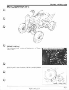 2008-2009 Honda TRX700 X X (TRX 700 XX) Factory Service Manual, Page 7