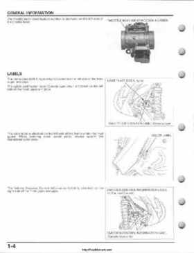 2008-2009 Honda TRX700 X X (TRX 700 XX) Factory Service Manual, Page 8