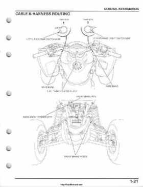 2008-2009 Honda TRX700 X X (TRX 700 XX) Factory Service Manual, Page 25