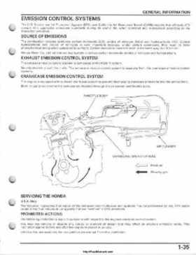 2008-2009 Honda TRX700 X X (TRX 700 XX) Factory Service Manual, Page 39