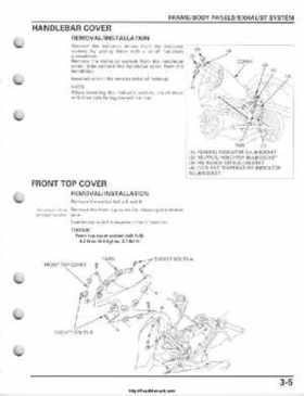 2008-2009 Honda TRX700 X X (TRX 700 XX) Factory Service Manual, Page 49