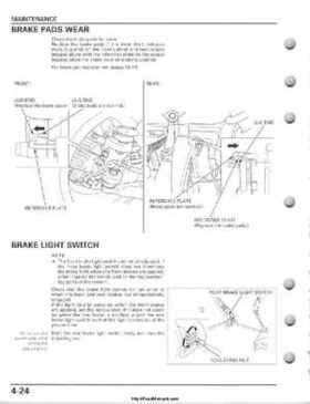 2008-2009 Honda TRX700 X X (TRX 700 XX) Factory Service Manual, Page 88