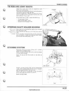 2008-2009 Honda TRX700 X X (TRX 700 XX) Factory Service Manual, Page 95