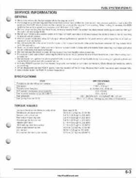 2008-2009 Honda TRX700 X X (TRX 700 XX) Factory Service Manual, Page 113