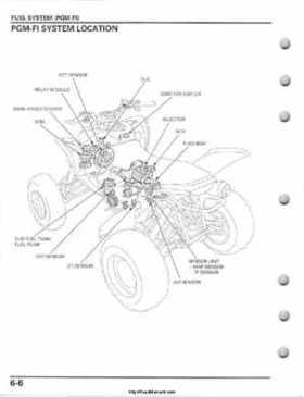 2008-2009 Honda TRX700 X X (TRX 700 XX) Factory Service Manual, Page 116