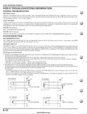 2008-2009 Honda TRX700 X X (TRX 700 XX) Factory Service Manual, Page 122