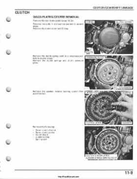 2008-2009 Honda TRX700 X X (TRX 700 XX) Factory Service Manual, Page 259