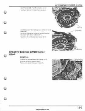 2008-2009 Honda TRX700 X X (TRX 700 XX) Factory Service Manual, Page 279
