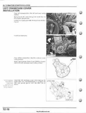2008-2009 Honda TRX700 X X (TRX 700 XX) Factory Service Manual, Page 288