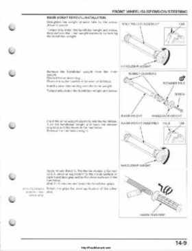 2008-2009 Honda TRX700 X X (TRX 700 XX) Factory Service Manual, Page 335