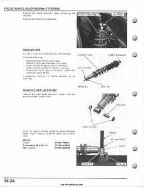 2008-2009 Honda TRX700 X X (TRX 700 XX) Factory Service Manual, Page 350