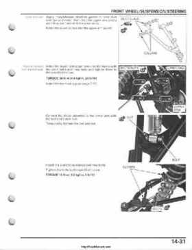 2008-2009 Honda TRX700 X X (TRX 700 XX) Factory Service Manual, Page 357