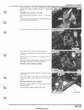 2008-2009 Honda TRX700 X X (TRX 700 XX) Factory Service Manual, Page 405