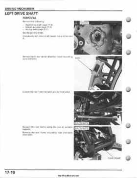 2008-2009 Honda TRX700 X X (TRX 700 XX) Factory Service Manual, Page 440