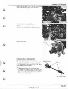 2008-2009 Honda TRX700 X X (TRX 700 XX) Factory Service Manual, Page 441
