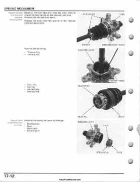 2008-2009 Honda TRX700 X X (TRX 700 XX) Factory Service Manual, Page 442