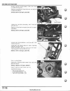 2008-2009 Honda TRX700 X X (TRX 700 XX) Factory Service Manual, Page 446