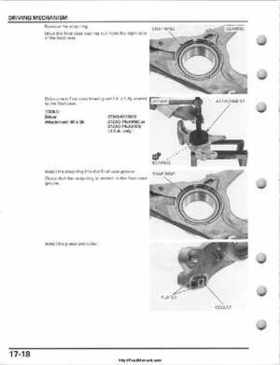 2008-2009 Honda TRX700 X X (TRX 700 XX) Factory Service Manual, Page 448