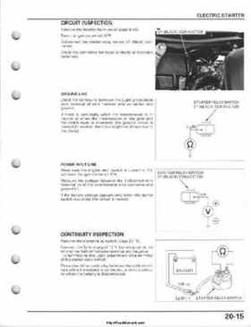 2008-2009 Honda TRX700 X X (TRX 700 XX) Factory Service Manual, Page 487