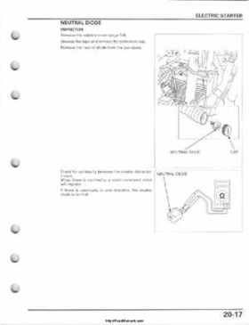 2008-2009 Honda TRX700 X X (TRX 700 XX) Factory Service Manual, Page 489