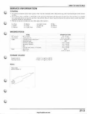 2008-2009 Honda TRX700 X X (TRX 700 XX) Factory Service Manual, Page 493