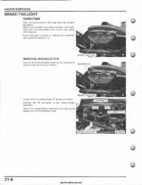 2008-2009 Honda TRX700 X X (TRX 700 XX) Factory Service Manual, Page 496