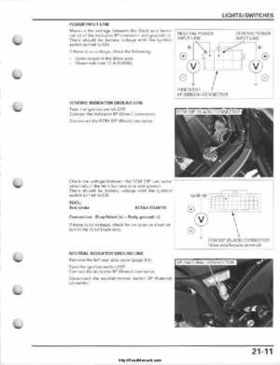 2008-2009 Honda TRX700 X X (TRX 700 XX) Factory Service Manual, Page 501