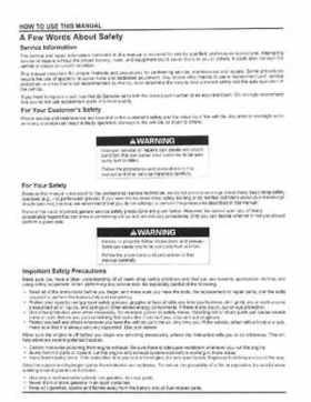 2009-2011 Honda FourTrax Rancher AT TRX420FA/FPA Service Manual, Page 2