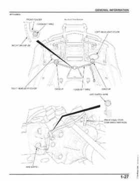 2009-2011 Honda FourTrax Rancher AT TRX420FA/FPA Service Manual, Page 32