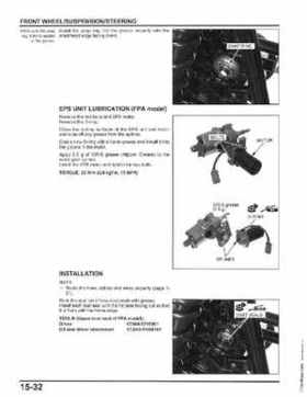 2009-2011 Honda FourTrax Rancher AT TRX420FA/FPA Service Manual, Page 398