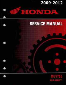 2009-2012 Honda MUV700 Big Red Service Manual, Page 1