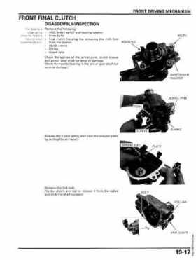 2009-2012 Honda MUV700 Big Red Service Manual, Page 466