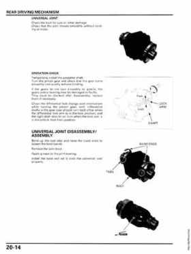 2009-2012 Honda MUV700 Big Red Service Manual, Page 509