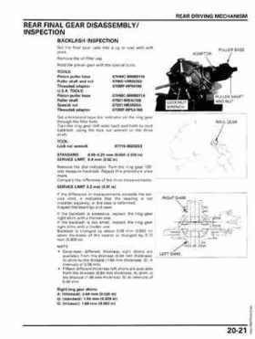 2009-2012 Honda MUV700 Big Red Service Manual, Page 516