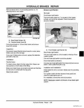 2004 John Deer Buck Utility ATV 500, 500EX and 500EXT Service Manual, Page 246