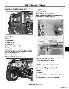 2004 John Deer Buck Utility ATV 500, 500EX and 500EXT Service Manual, Page 258