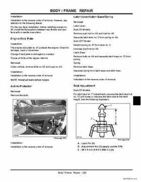 2004 John Deer Buck Utility ATV 500, 500EX and 500EXT Service Manual, Page 264