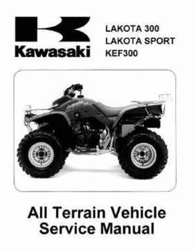 1995-2004 Kawasaki Lakota 300, Lakota Sport, KEF300 Service Manual, Page 1