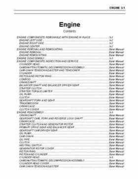 2003-2006 Kawasaki KFX400 service manual, Page 16
