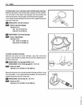 2003-2006 Kawasaki KFX400 service manual, Page 109
