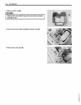2003-2006 Kawasaki KFX400 service manual, Page 150