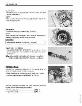 2003-2006 Kawasaki KFX400 service manual, Page 154